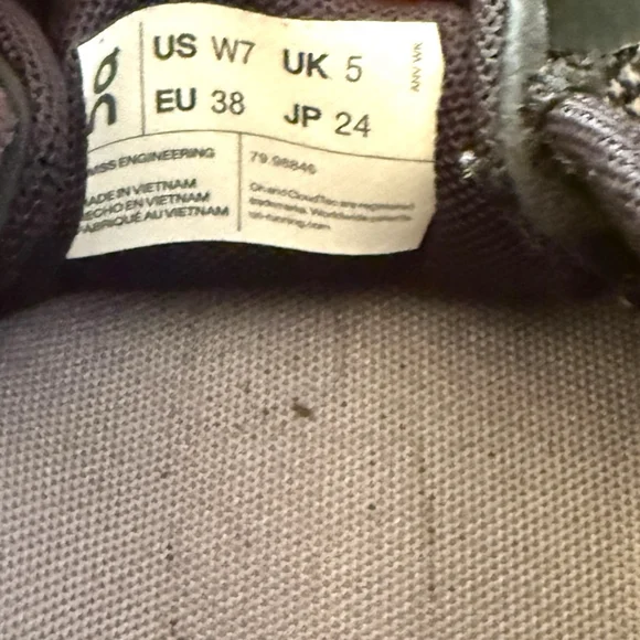 On Running Black and White Cloudrunner Athletic Sneakers - Picture 11 of 11